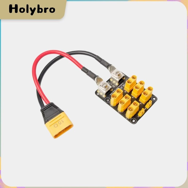 Drone Power Distribution Board - HolyBro 配電盤 (PDB) 300A、トップエントリーおよびサイドエントリー付き、RC ドローン構築および電源管理用