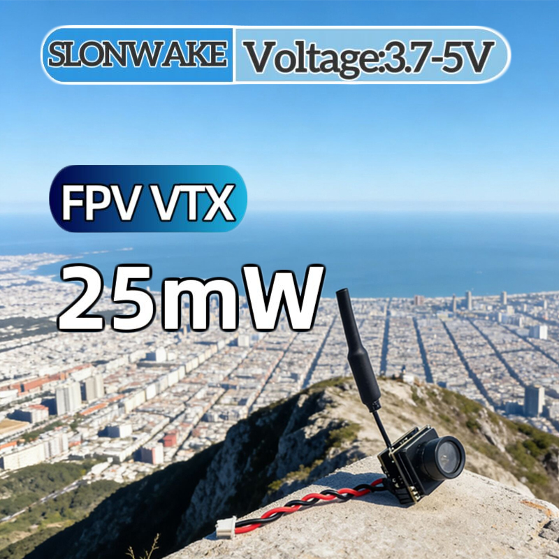 SLONWAKE FPV 25mW パワーシミュレーション  - Drone Receiver のレビューと価格